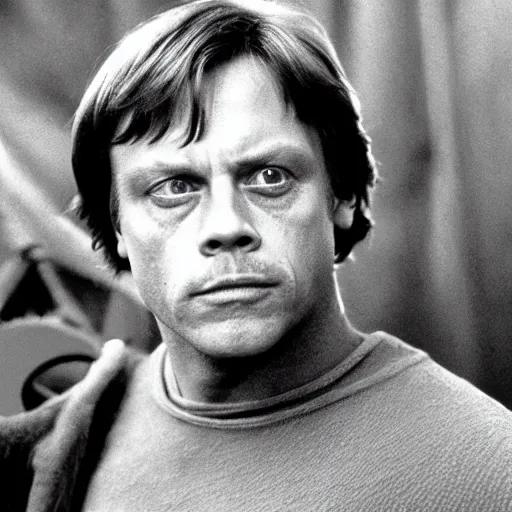 Prompt: mark hamill in ridley scott's alien