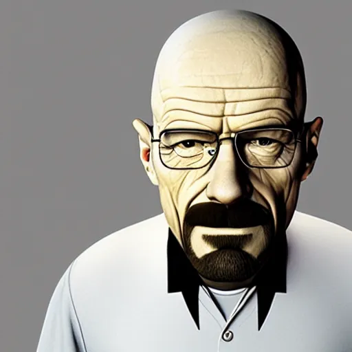 Prompt: walter white as goofy, 3 d render