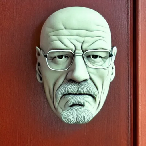 Image similar to walter white door knocker