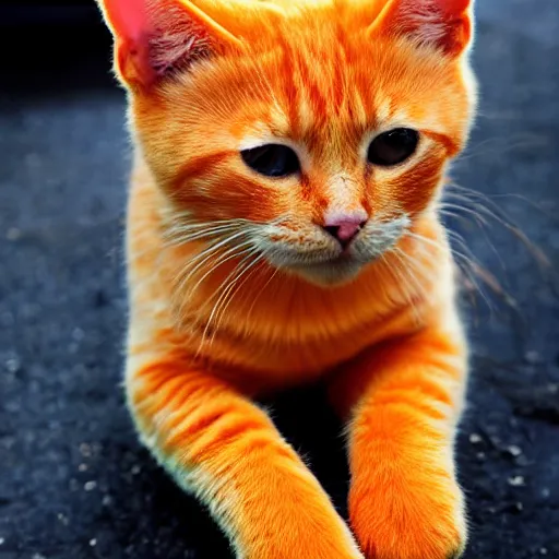 Image similar to photo of a really cute orange cat