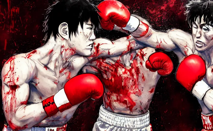 Premium AI Image | anime girl in boxing pose