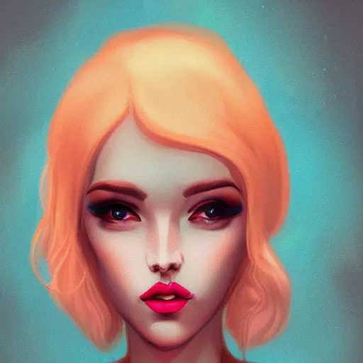 Image similar to portrait of a woman inspired by lois van baarle, illustration iridescent, hair styles, light make up, cinematic 8 k