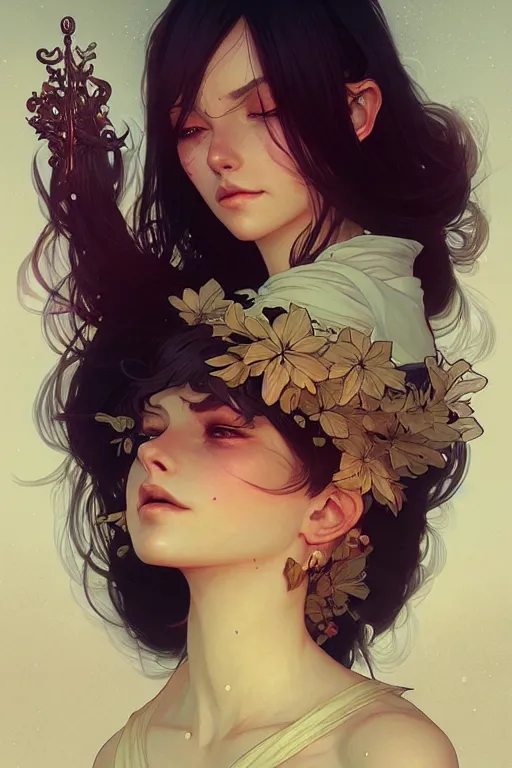 Image similar to a beautiful succubs, fantasy, sharp focus, intricate, elegant, digital painting, artstation, matte, highly detailed, concept art, illustration, ambient lighting, art by ilya kuvshinov, artgerm, Alphonse mucha, and Greg Rutkowski