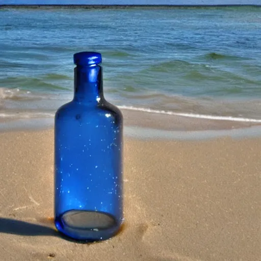 Image similar to message in a bottle