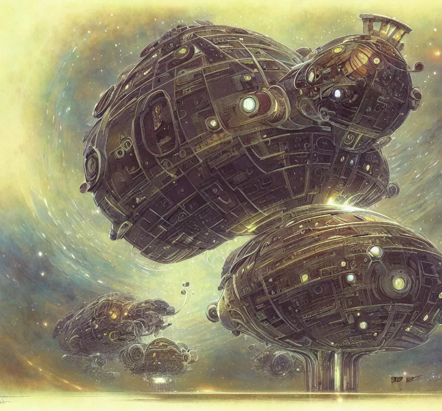 Image similar to symmetric mothership, by jean baptiste monge,