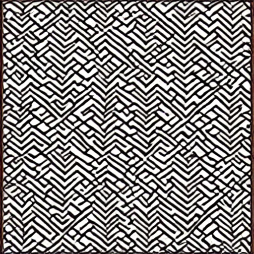 Prompt: geometric snake art