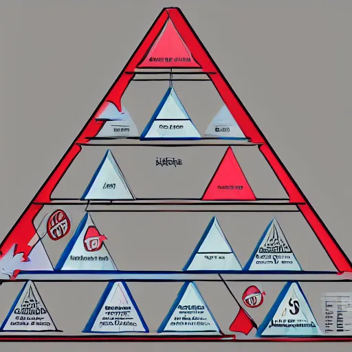 Prompt: oldschool 8 0 s pyramid!!! triangular!!! cardboard!!! soviet ussr milk pack, blue, red, white, in game pathologic 2, unreal engine,