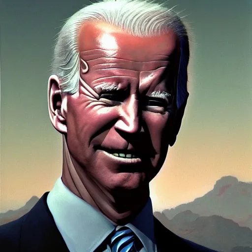 Prompt: a terrifying nature organic portrait of a joe biden!!! natural lighting art dawn. highly detailed. colourful. moody. artstation, 4 k, by gerald brom zdzisław beksinski, and ansel adams and studio ghibli, horror, lots of sakura flowers, lovely, desperate