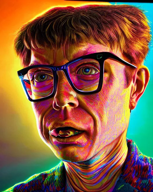 Prompt: portrait ultra dimensional austin powers entity, accidentally tripping on dmt and acid, psychedelic experience, overwhelming psychosis of self realization and burning awakening, ultra high definition, unreal engine 5, hyperrealism, masterpiece composition, by casey weldon, barclay shaw 8 k photorealistic