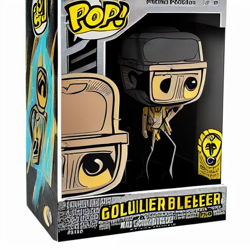 Image similar to goldie stop motion vinyl action figure, plastic, toy, butcher billy style