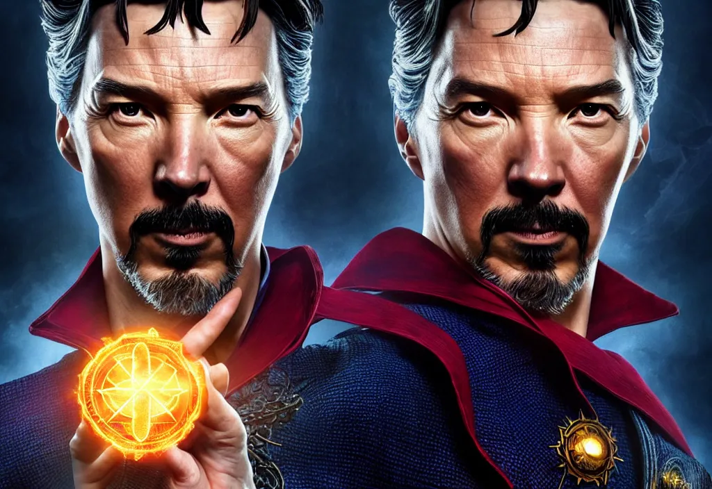 Prompt: hdr photography an dr. strange with a third eye on his front. from avengers endgame ( 2 0 1 9 ), coherent portrait, intricate, elegant, highly detailed, digital photo, trending on artstation, hdr photo, smooth, sharp focus, illustration, art by artgerm and greg rutkowski and alphonse mucha