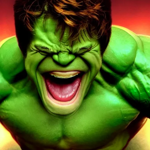 Prompt: Elton John as The Hulk, cinematic, movie still, 8k, photorealistic, dramatic,