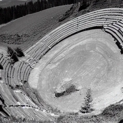 Prompt: last photograph ever taken at the gorge amphitheatre in washington state, film still, panavision panaflex