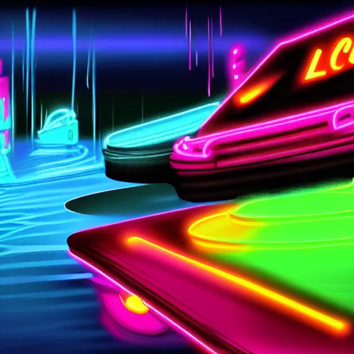 Image similar to liquid neon, hd, concept art