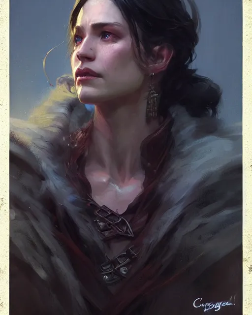 Image similar to epic portrait cinematic shot of a dnd sorcerer, fine details. night setting. realistic shaded lighting poster by craig mullism, artgerm, jeremy lipkin and michael garmash, unreal engine, radiant light, detailed and intricate environment, digital art, trending on art station,