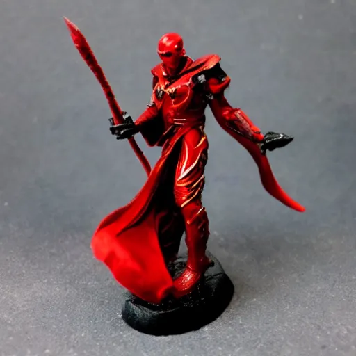 Prompt: the red warlock