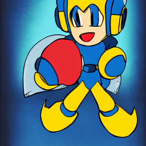 Image similar to megaman as monster