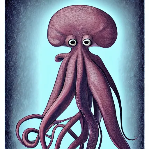 Prompt: an octopus dressed as a doctor physician, photograph, stylized, photorealistic, digital painting, masterpiece, 4k wallpaper, cartoon illustration