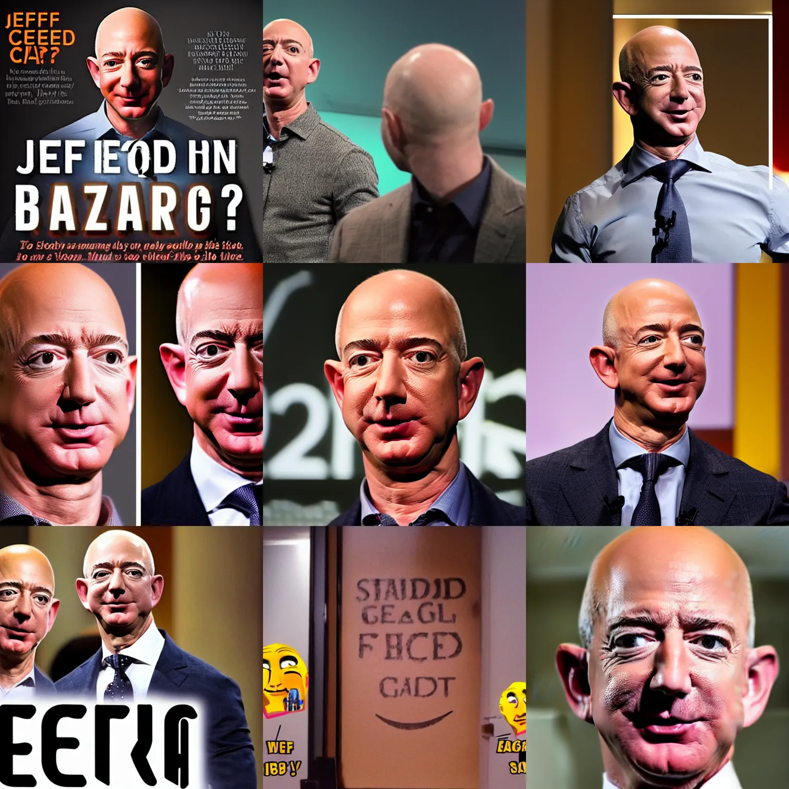 Scared Jeff Bezos Scared Scared Scared Scared Afraid | Stable Diffusion ...