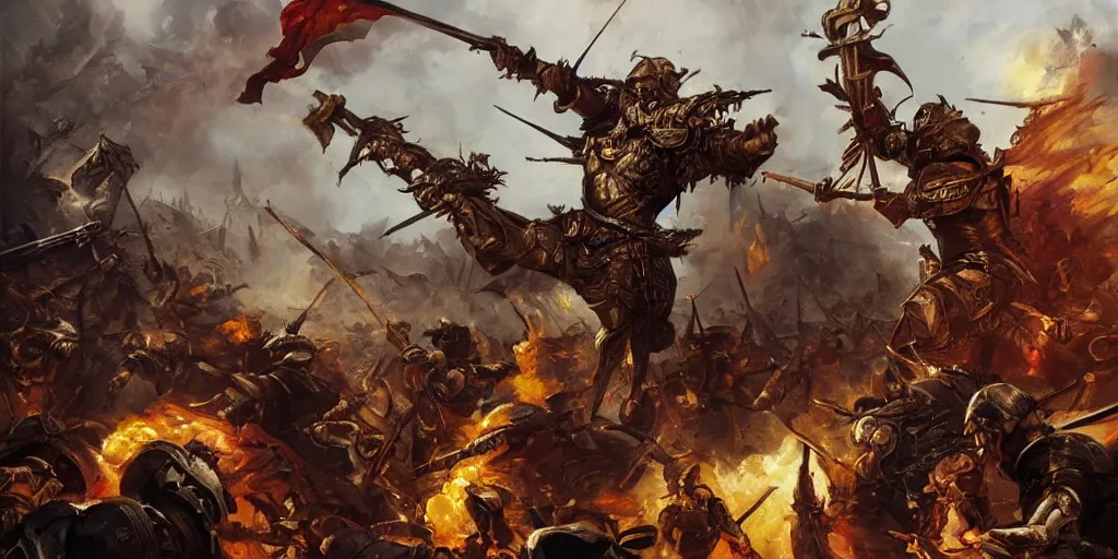 Prompt: 1700 war, barroque painting, ultra realistic. cinematic, dynamic. magic the gathering style. epic fantasy