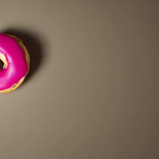 Image similar to Perfectly circular donut!!!!! in the style of a cherry!!!!!!, trending on artstation, 4k, 8k, professional photography, overhead shot, 35mm lens