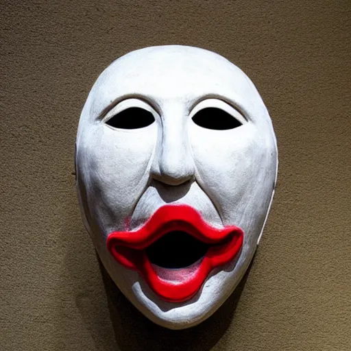 Image similar to monster mask by louise bourgeois