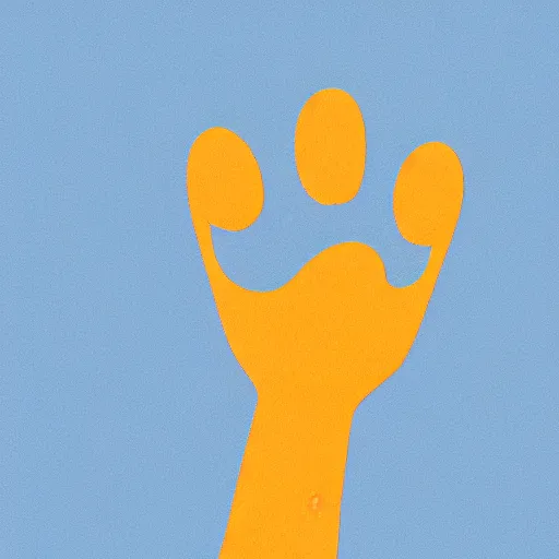 Image similar to Professional logo of a cat paw reaching for a golden coin.