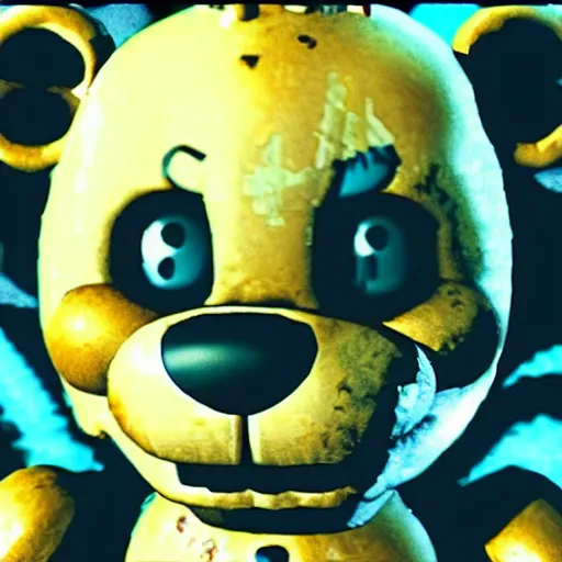 Prompt: the five nights at freddy's movie, jumpscare
