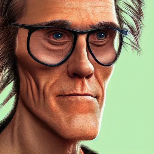 Image similar to digital art of Jim Carrey disguised as a chameleon, artstation,8k, detailed,hd,hq,award winning art