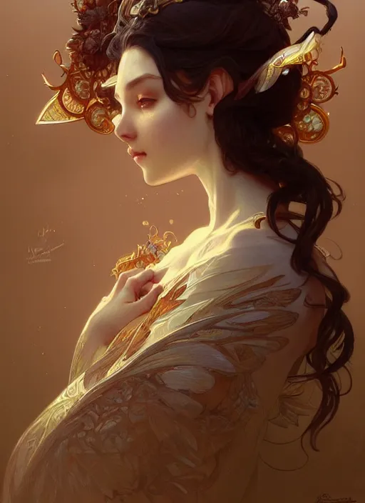 Image similar to cute anthropomorphic, fantasy, intricate, elegant, highly detailed, digital painting, artstation, concept art, wallpaper, smooth, sharp focus, illustration, art by artgerm and greg rutkowski and alphonse mucha