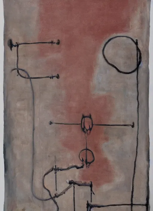 Image similar to biomechanical talisman of the pre - pleistocene records of the great race by maggi mcdonald, mark rothko, sabina klein