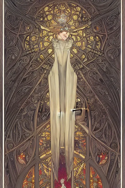 Image similar to pipe organ, d & d, fantasy, intricate, elegant, highly detailed, digital painting, artstation, concept art, smooth, sharp focus, illustration, art by artgerm and alphonse mucha and john howe