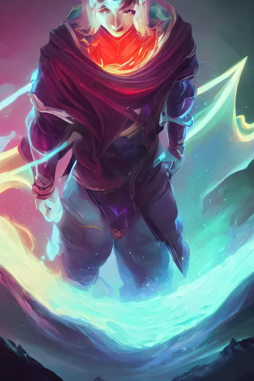 Prompt: kennen league of legends wild rift hero champions arcane magic digital painting bioluminance alena aenami artworks in 4 k design by lois van baarle by sung choi by john kirby artgerm style pascal blanche and magali villeneuve mage fighter assassin
