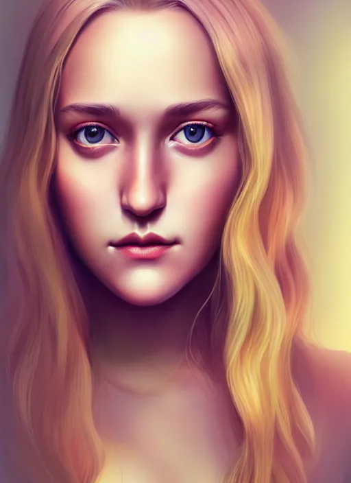 Prompt: full body gorgeous young Maika Monroe, realistic character concept, full body pose, autumn, makeup, shorter neck, illustration, symmetrical eyes and body, cinematic lighting, detailed realistic symmetrical eyes, artgerm, Joshua Middleton, single face, insanely detailed and intricate, beautiful