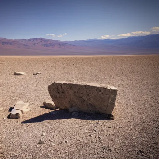 Image similar to megalithic spaceport ruins in death valley