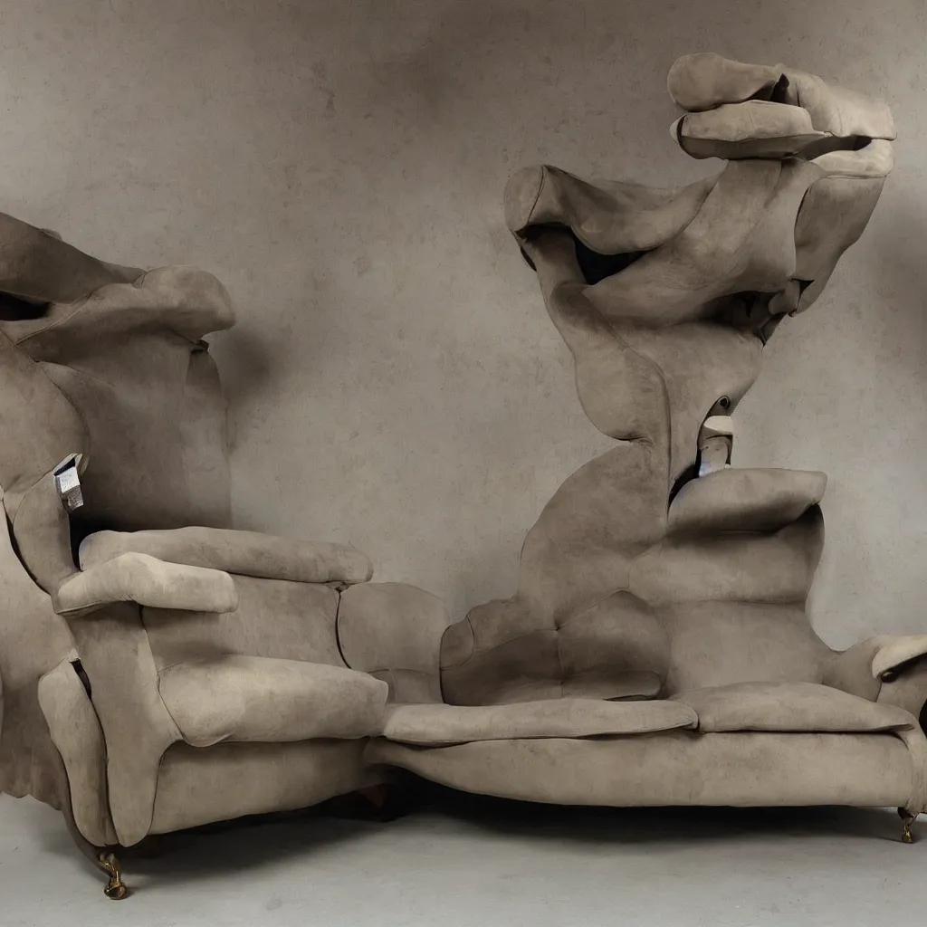 Image similar to sofa designed by salvador dali