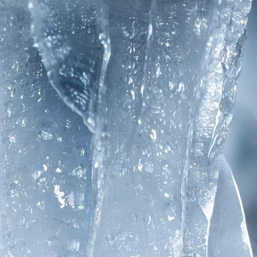 Image similar to see through clear sheet of ice sheet of ice in front of face behind ice 80mm eye close up