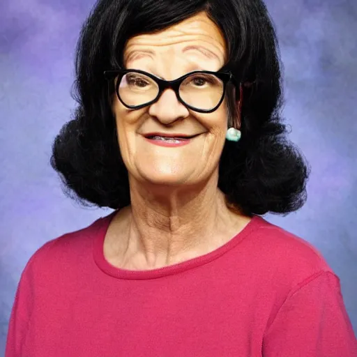 Image similar to Linda Belcher from Bob's Burgers as a real person