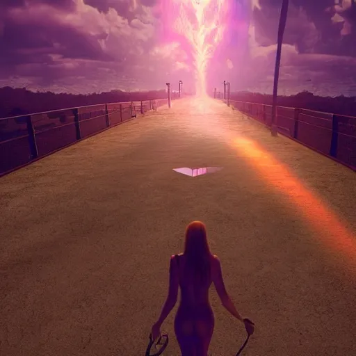 Image similar to here at the city limits i want to write you a letter let you understand the journey of my life in achieving goals obstacles that come and go painful, painful, gripping stabbing i hope always holy prayer from you dear love, my anchor. surrealism, volumetric lighting, trending on artstation.