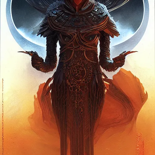 Image similar to omen from valorant, character portrait, concept art, intricate details, highly detailed by greg rutkowski, michael whelan