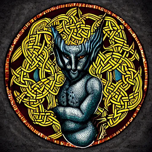 Image similar to celtic mythology creature