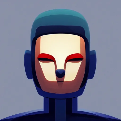 Image similar to face icon stylized minimalist metabots, loftis, cory behance hd by jesper ejsing, by rhads, makoto shinkai and lois van baarle, ilya kuvshinov, rossdraws global illumination