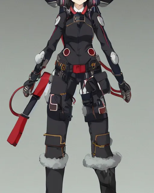 Image similar to full body image of anime girl in mechanic armor in night tokyo by makoto sinkai, fine details