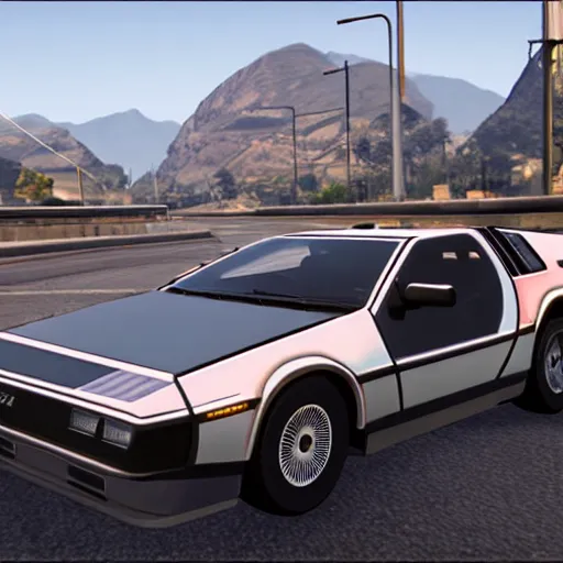 Image similar to delorean in grand theft auto 5