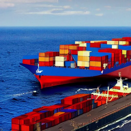 Prompt: ship - shipping ship shipping shipping ships