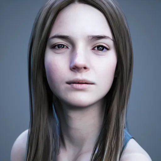 Image similar to female portraits, teenagers, full body, realistic portrait, manga, octane render 8 k, unreal engine, hd