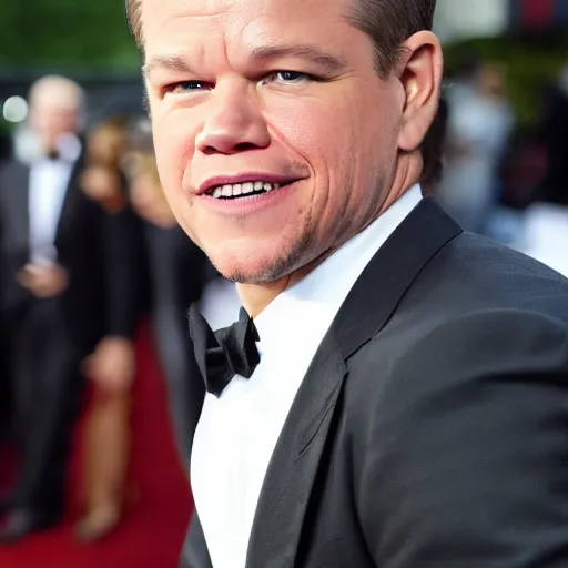 Prompt: matt damon for president