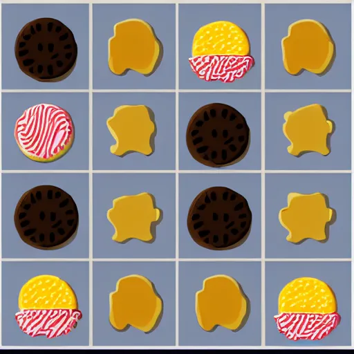 Image similar to cute cookies,vector