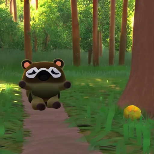 Image similar to Tom Nook trail cam footage