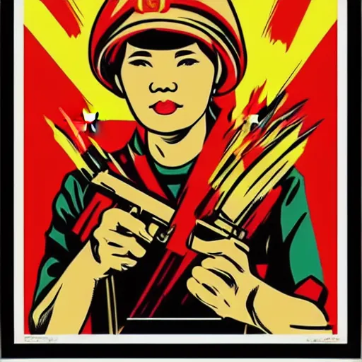 Image similar to Vietnam. Icon! Propaganda. pop art. poster. Trending on ArtStation.